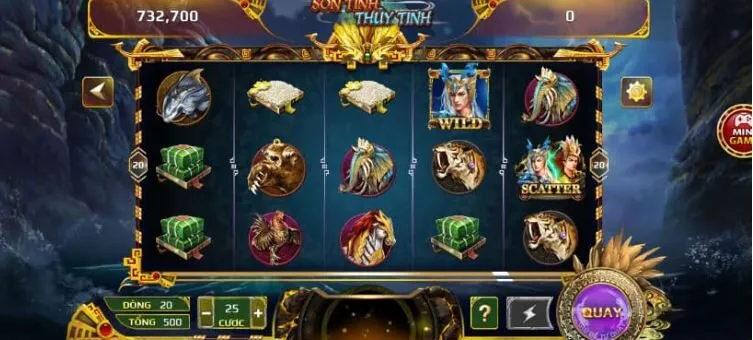 no hu son tinh thuy tinh 8xbet 1 Cách chơi Nổ Hũ Sơn Tinh Thuỷ Tinh 8XBET